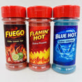 Mexican Chili Seasoning Fuego, Extra Hot Blue Hot Snack Powder for Fruit, Chips & Candy